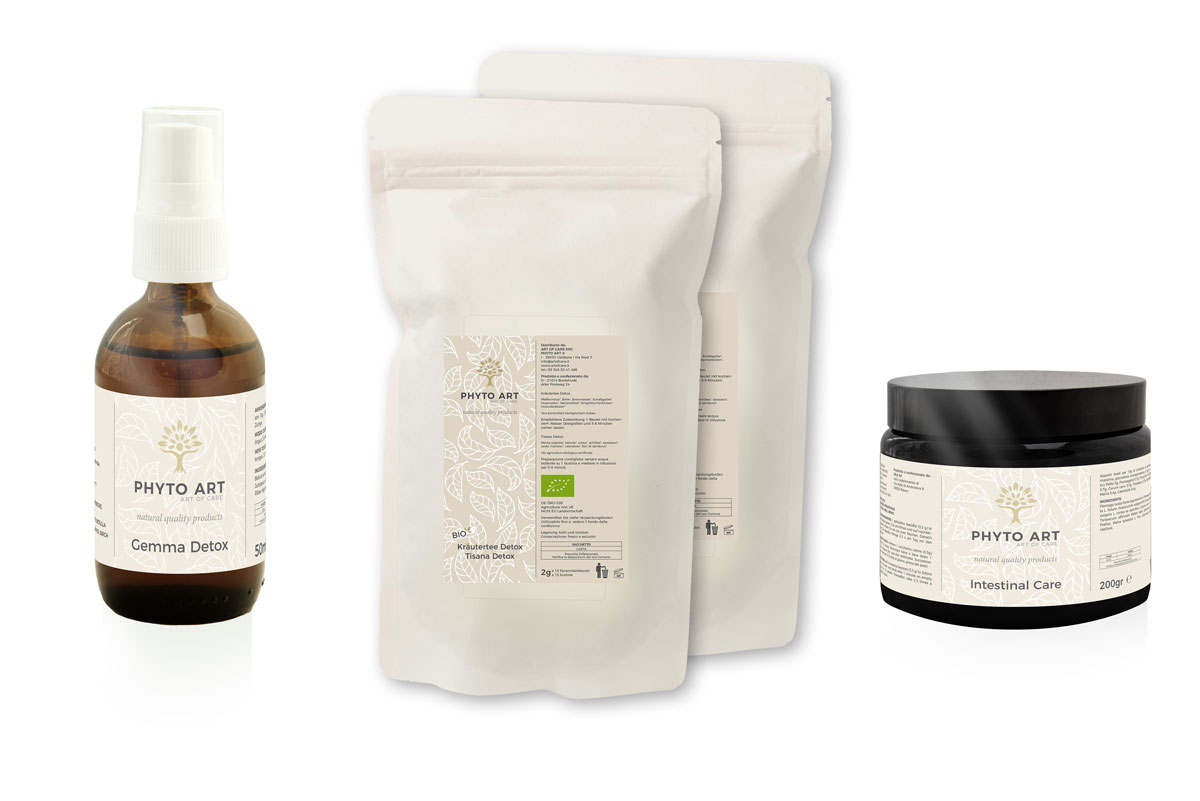 Darmpflege x1, Kräutertee Detox x2, Gemma Detox x1